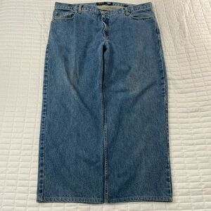Super baggy wide leg jeans size 44”W